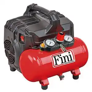 Kompressor 6l Fini D’aria Compressore Silenzioso 2 Manometri