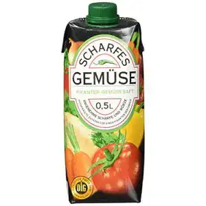 Gemüsesaft Scharfe Säfte Gemüse, 12er Pack (12 x 500 ml)