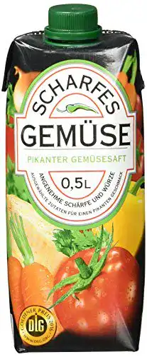 Gemüsesaft Scharfe Säfte Gemüse, 12er Pack (12 x 500 ml)