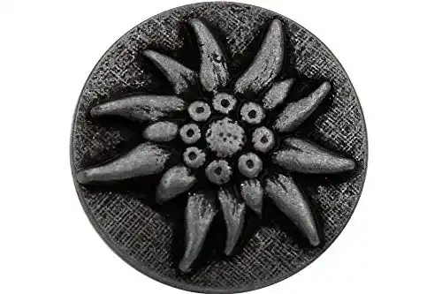Trachtenknöpfe Hartmann-Knöpfe Silber dunkel matt Metall