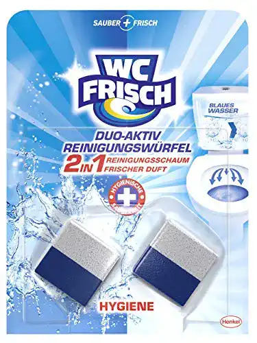 Die beste Wasserkastenwürfel WC-Frisch WC FRISCH Duo-Aktiv, 2 Stück 2026 Test Bestseller Wasserkastenwürfel WC-Frisch WC FRISCH Duo-Aktiv, 2 Stück