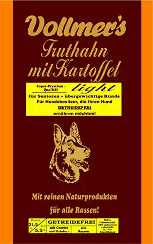 Vollmers-Hundefutter Vollmer’s Truthahn mit Kartoffel Light 15 kg