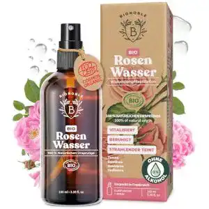 Rosenwasser BIONOBLE BIO | Hydrolat aus Damaszener-Rosen 100%