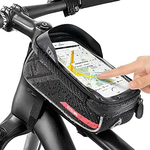 Fahrrad-Rahmentasche (Handy) Jooheli Fahrrad Rahmentasche
