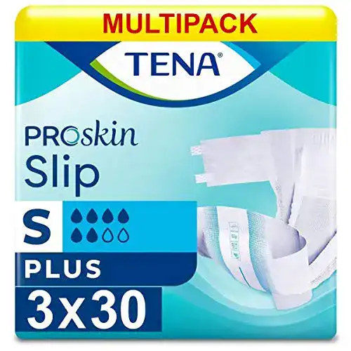 Tena-Windeln Tena Windelhosen Slip Plus S 3x30Stk, 50-80cm
