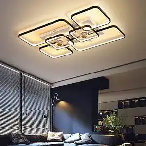Deckenventilator mit Lampe ENXING LED Fan Fan Deckenlampe Dimmbar