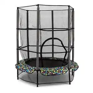 Trampolin 140 cm Klarfit Rocketkid Trampolin, Bungeeseil-Federung