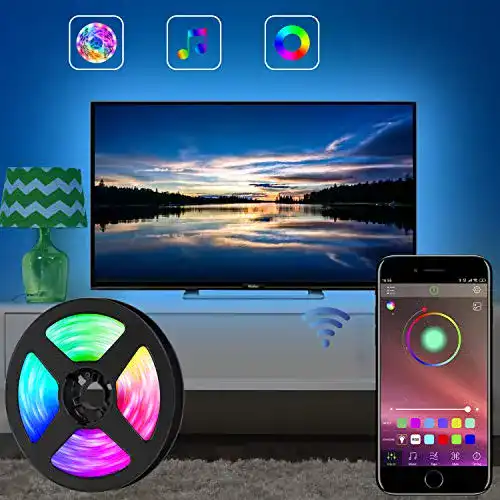 TV-Hintergrundbeleuchtung Reignet mit APP-Steuerung, 3,5 m