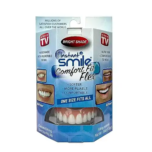 Zahnblende Instant Smile Comfort Fit Flex Cosmetic Teeth, Bright