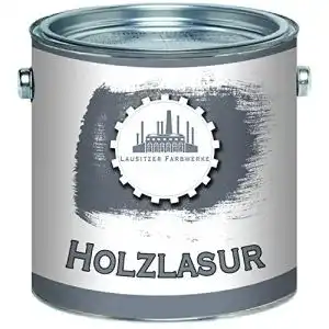 Holzlasur grau Lausitzer Farbwerke Holzlasur 1 L, Silbergrau