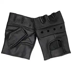 Kurzfingerhandschuhe MFH 15514 Lederhandschuhe ohne Finger