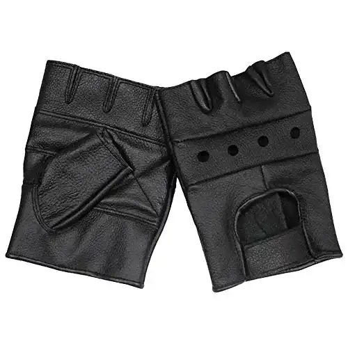 Kurzfingerhandschuhe MFH 15514 Lederhandschuhe ohne Finger