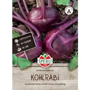 Kohl-Samen Sperli 81121 Premium Kohlrabi Delikateß Blauer