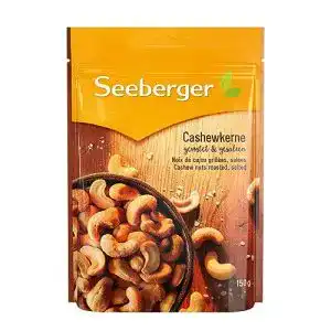 Cashewkerne Seeberger geröstet, gesalzen, 12 x 150 g Beutel
