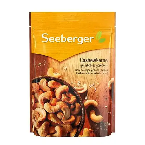 Cashewkerne Seeberger geröstet, gesalzen, 12 x 150 g Beutel