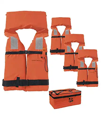 Marinepool-Rettungsweste Marinepool 4 Stück Feststoff