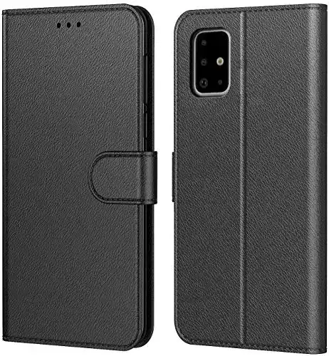 Samsung-Galaxy-A51-Hülle AURSTORE, Premium PU Leder