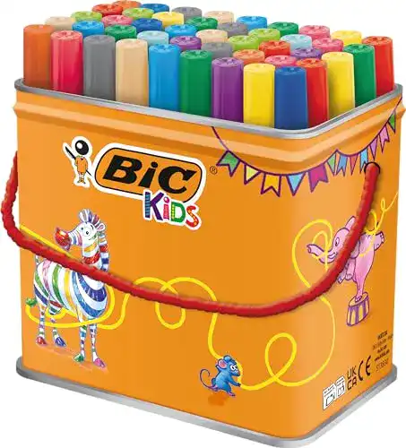 Filzstifte Bic Kids Ecolutions Visacolor XL 48 Stück farblich sortiert