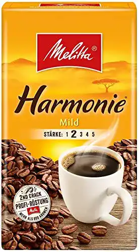 Die beste Melitta-Kaffee Melitta HARMONIE mild Filterkaffee 18x 500g 2026 Test Bestseller Melitta-Kaffee Melitta HARMONIE mild Filterkaffee 18x 500g