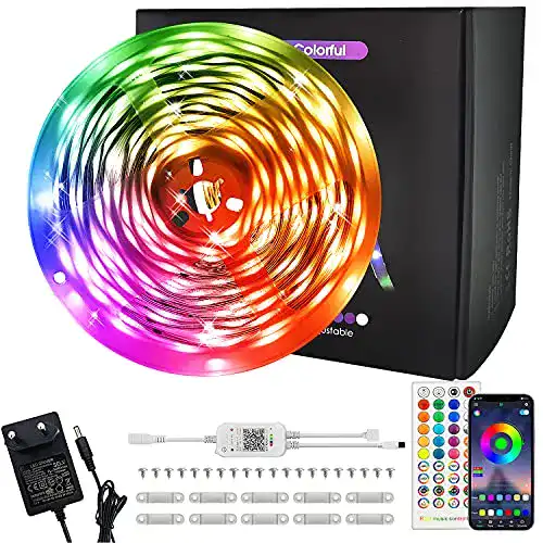 LED-Streifen 10m Hirchor LED Streifen 10m 5050 RGB LED Strip