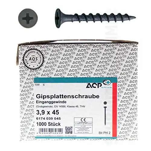 Gipsfaserplattenschrauben ACP Schnellbauschrauben 3,9 x 45 mm