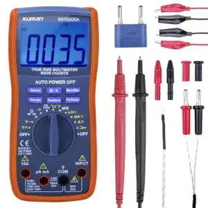 Multimeter kuman Digital , True RMS6000 Manuelle und Auto-Rang