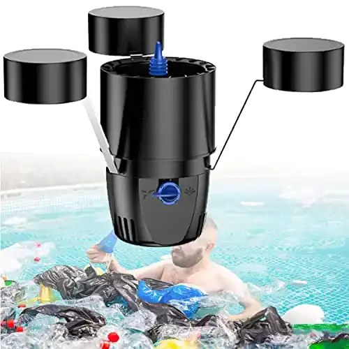 Schwimmskimmer LINTAIZUO schwimmender Skimmer für Teiche