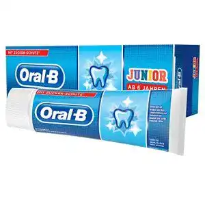 Milde Zahnpasta Oral-B Junior, Ab 6 Jahren, Milde Minze