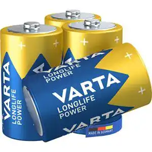 Mono-Batterie Varta Longlife Power D Mono LR20 Batterie, 4er