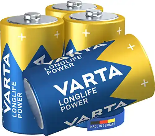Mono-Batterie Varta Longlife Power D Mono LR20 Batterie, 4er