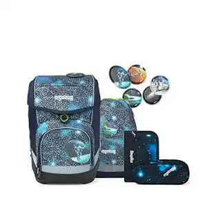 Schulranzen ergobag cubo Set, ergonomisch, Set 5-teilig