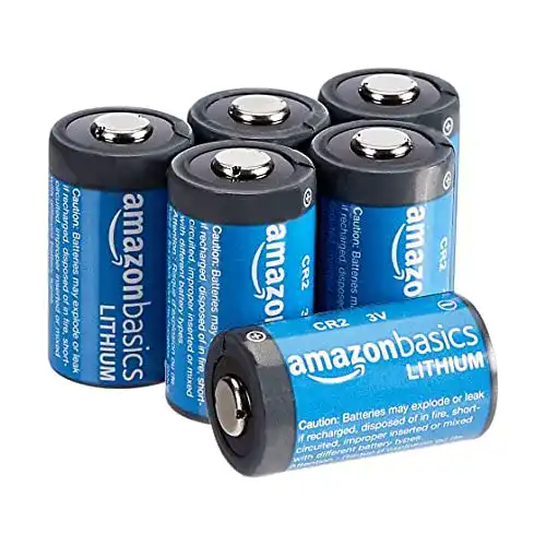 CR2-Batterie Amazon Basics, CR2-Lithium-Batterien, 3 V, 6er-Pack