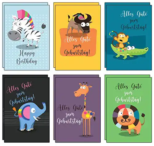 Die beste Geburtstagskarten the lazy panda card company 12 bunte und fröhliche Motive 2026 Test Bestseller Geburtstagskarten the lazy panda card company 12 bunte und fröhliche Motive