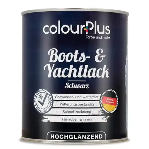 Bootslack colourPlus Farbe und mehr colourPlus®️ 1K 750ml schwarz