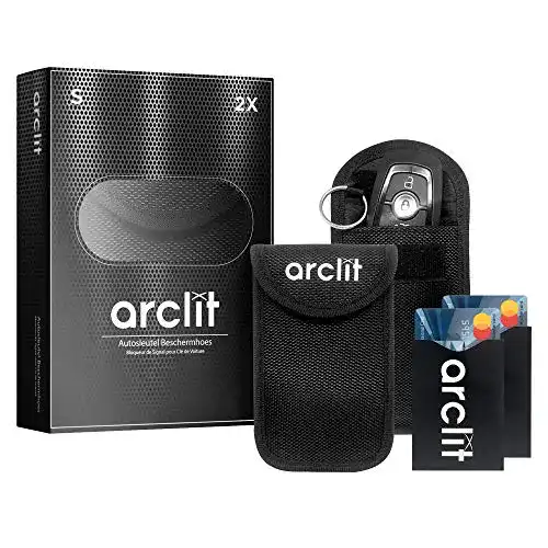Keyless-Go-Schutzhülle Arclit 2x Keyless+ 2x RFID Blocker