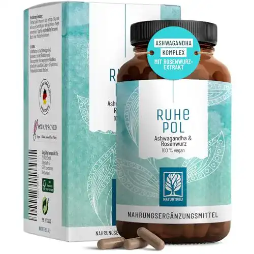 Rosenwurz NATURTREU, hochdosiert, 120 Ashwagandha Kapseln