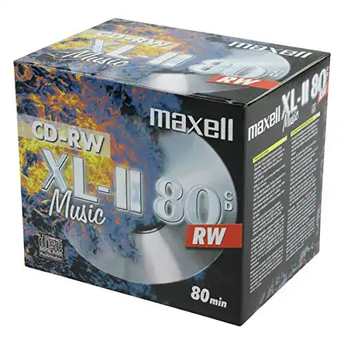 CD-RW Maxell 10 Rohlinge XL-II Music Digital Audio