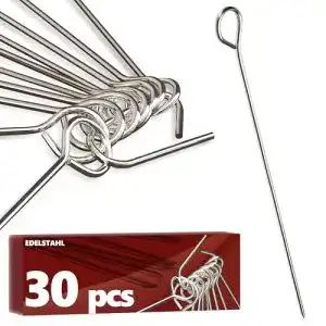 Rouladennadel Menz Stahlwaren, 20er Set, Edelstahl, 10 cm