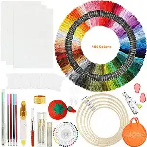Stickset MOOING 205 PCS Stickerei Set, Stickerei Starter