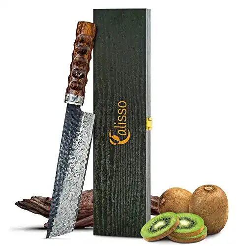 Calisso-Messer Calisso Nakiri 89 Lagen Damaststahl