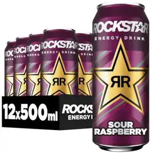 Rockstar-Energy-Drink Rockstar Super Sours Blue Raspberry 12x