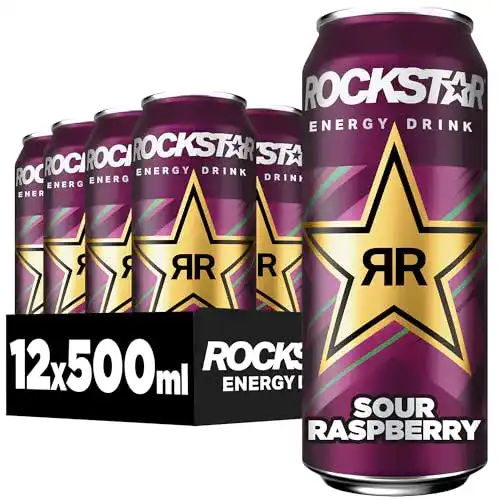 Rockstar-Energy-Drink Rockstar Super Sours Blue Raspberry 12x