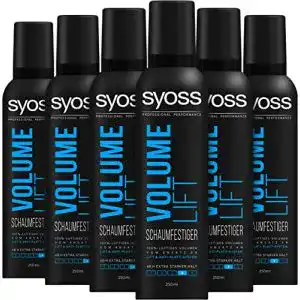 Schaumfestiger Syoss Volume Lift Haltegrad 4, 6 x 250 ml
