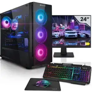 Desktop-PC Megaport Komplett PC Gaming PC AMD Ryzen 5