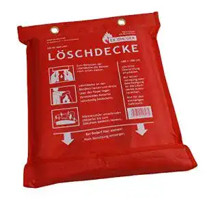 Löschdecke EXDINGER Feuer 160×180 cm gemäß DIN EN 1869