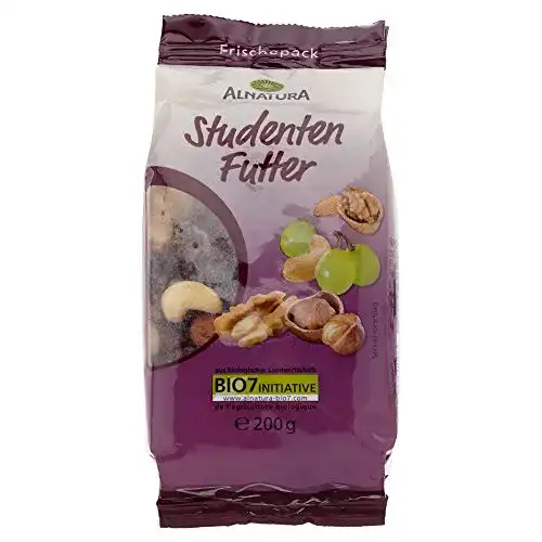 Studentenfutter Alnatura Bio, 6er Pack (6 x 200 g)