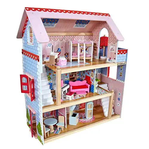 Puppenhaus KidKraft 65054 Chelsea aus Holz mit Möbeln