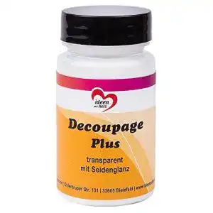 Bastelkleber Ideen mit Herz Decoupage Plus, transparent, 90ml