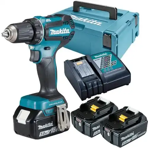 Makita Akkuschrauber 18V Makita DDF485RTJ3 Akku-Bohrschrauber
