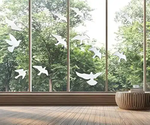 Vogelschutz-Aufkleber MESINURS Fensteraufkleber
